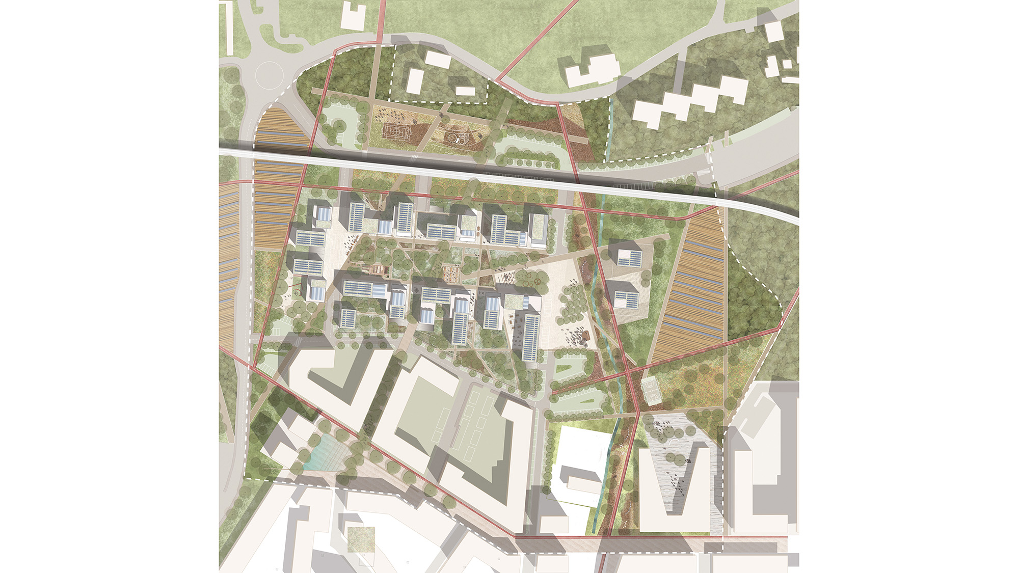 Sustainable community. Winning proposal for the new Ecodistrict Bertalia-Lazzaretto