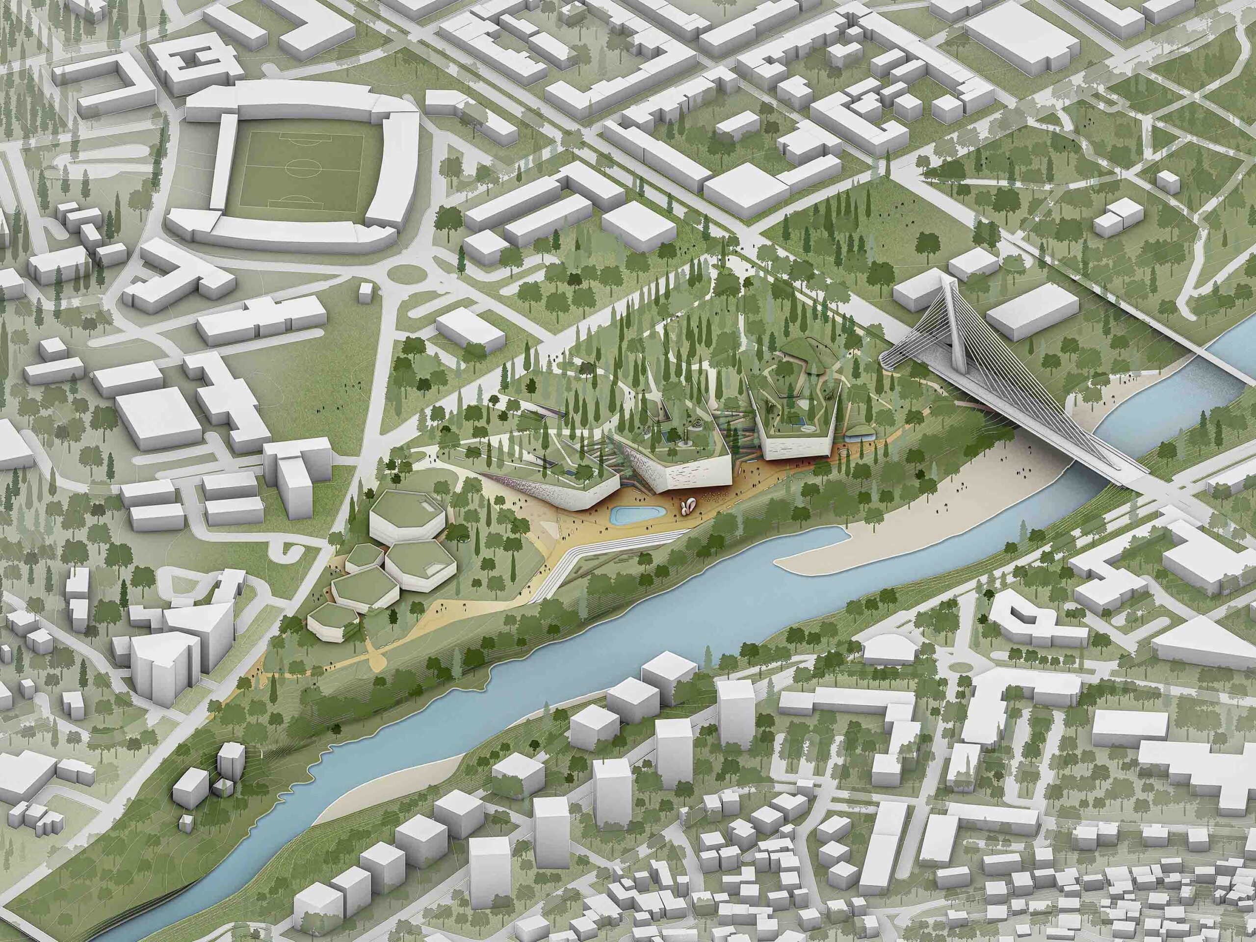 Podgorica Museum District diagram